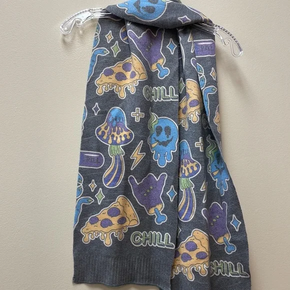 New Chill Print Cashmere Sample Scarf From Anthropologie!!🔥🔥🔥 - Picture 6 of 14